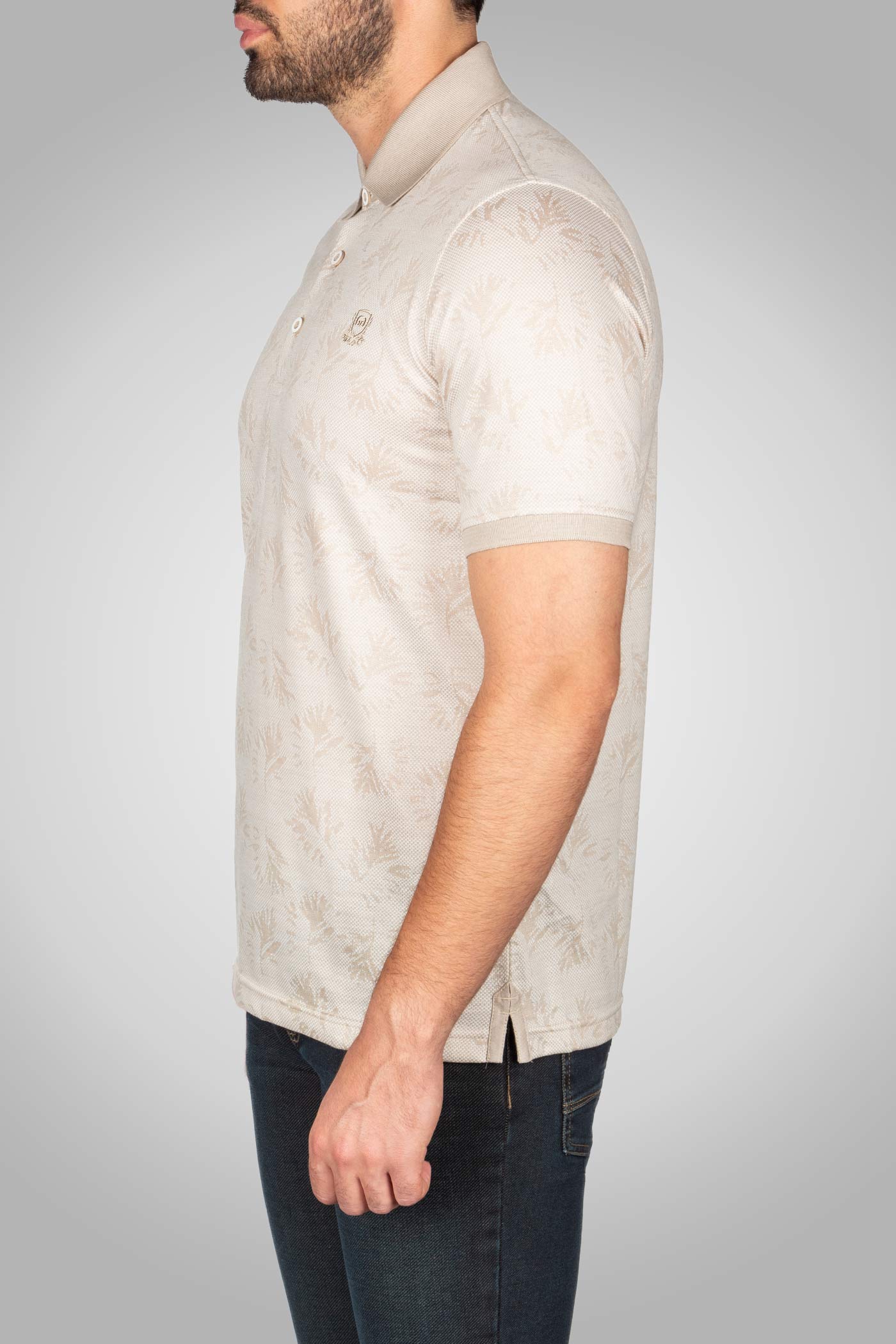 پولوشرت آستین کوتاه گلدار 160112