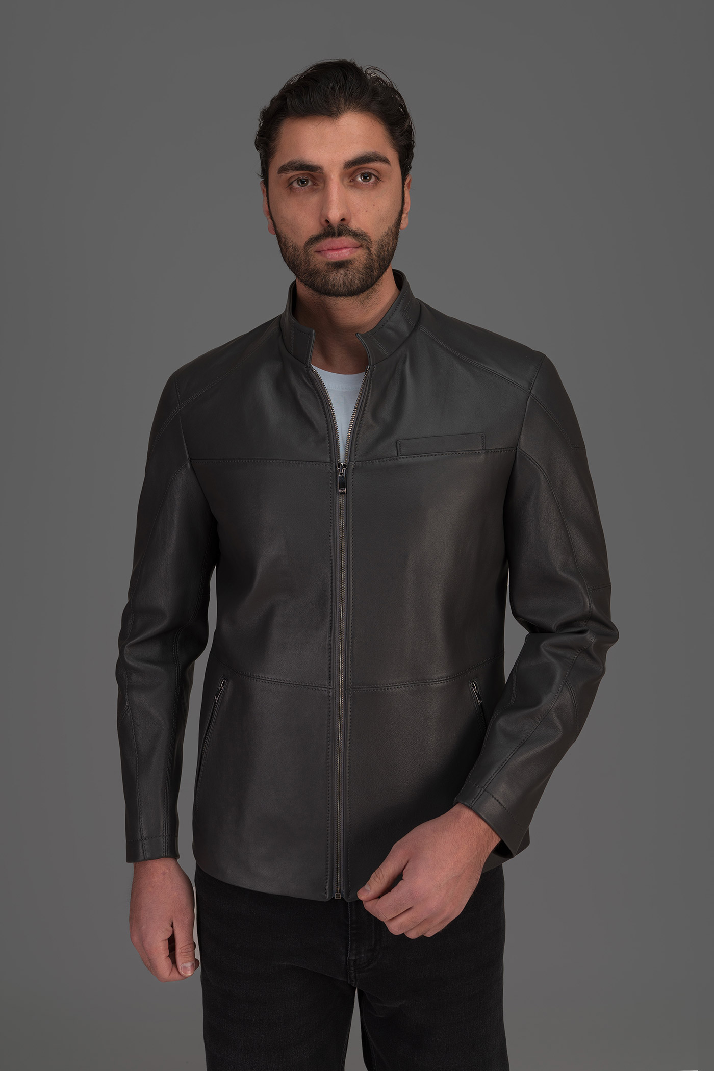 کاپشن چرم 270035