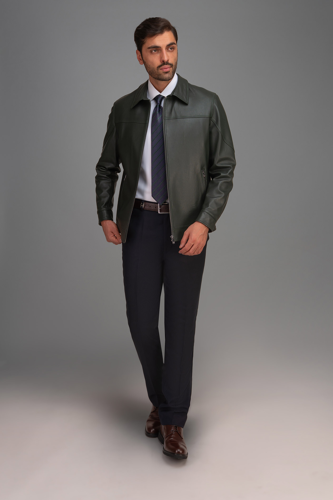 کاپشن چرمی 270041